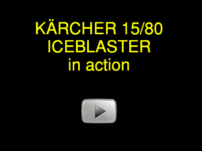 KARCHER 15/80 Iceblaster in action